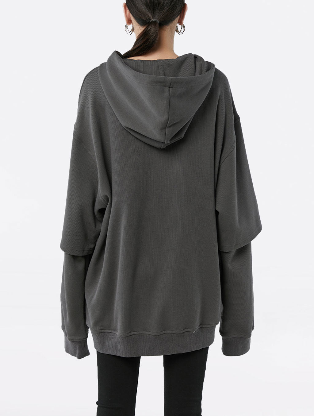 Cozy Oversized Two-Piece Cotton Hoodie