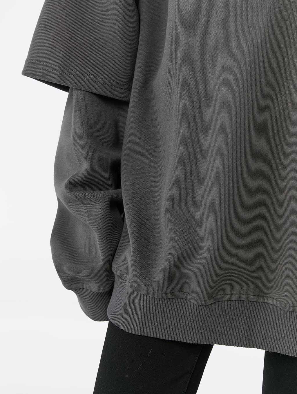 Cozy Oversized Two-Piece Cotton Hoodie