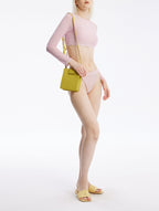 Cropped Long Sleeve Three Piece Swmisuit