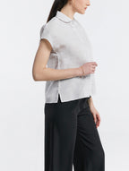 100% Linen Wide Shoulder Shirt