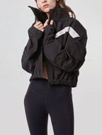 Cropped And Slouchy Sport Jacket